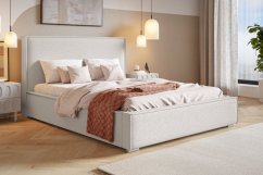 Čalouněná postel BED 8 120x200 krémová