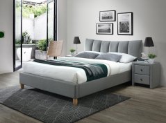 Čalouněná postel SANDY 2 160x200 šedá