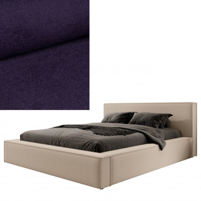 Čalouněná postel ASTURIA 120x200 výběr z barev - Výběr potahové látky (MD): KRONOS_37