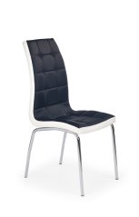 Jedálenská stolička K186 čierna/biela