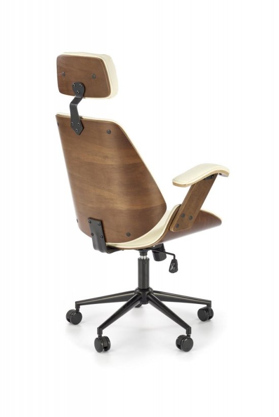 Kancelářská židle IGNAZIO ořech/krémová