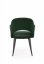 Jídelní židle / křeslo K364 tmavě zelená