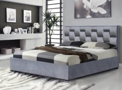 Čalúnená posteľ ANNABEL 160x200 sivá