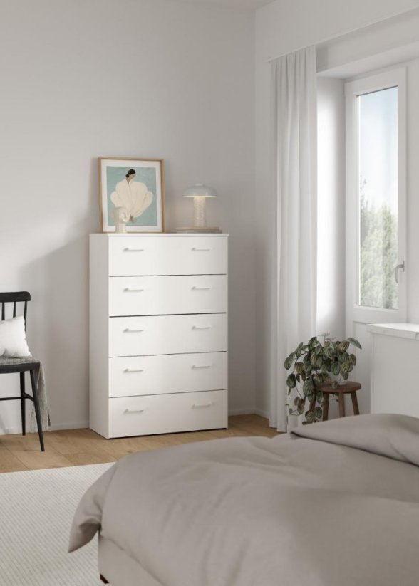 Komoda Sid 422 bílá - výprodej skladu