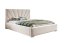 Čalouněná postel BED 9 160x200 světle béžová