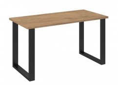 Jedálenský stôl PILGRIM čierna/lancelot 138x67