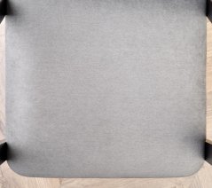Jedálenská stolička / kreslo AZUL čierna/sivá