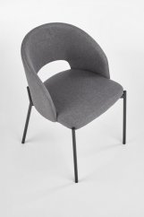 Jedálenská stolička / kreslo K373 sivá