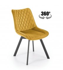 Jedálenská stolička K520 horčicová
