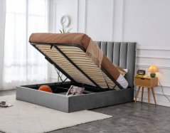 Čalouněná postel PALAZZO 160x200 šedá