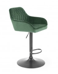 Barová stolička H103 tmavo zelená