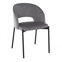 Jídelní židle / křeslo K455 šedá
