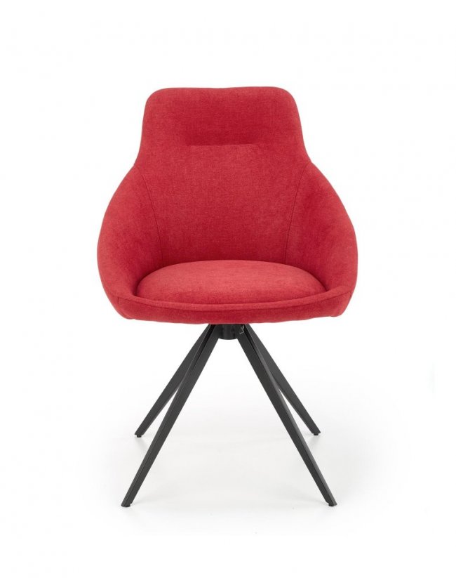 Jedálenská stolička K431 červená