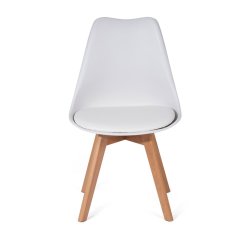 Jídelní židle SCANDINO bílá