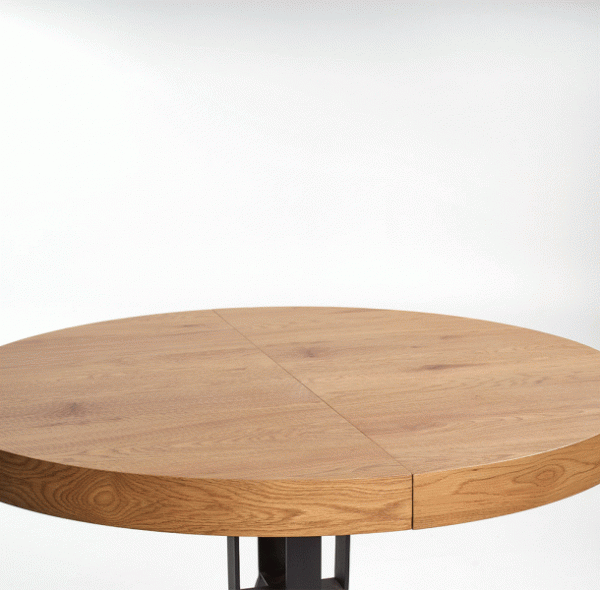 Rozkládací jídelní stůl MERCY 120(160)x120 dub zlatý
