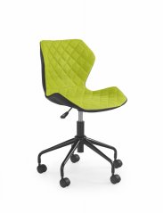 Dětská židle MATRIX černá/zelená