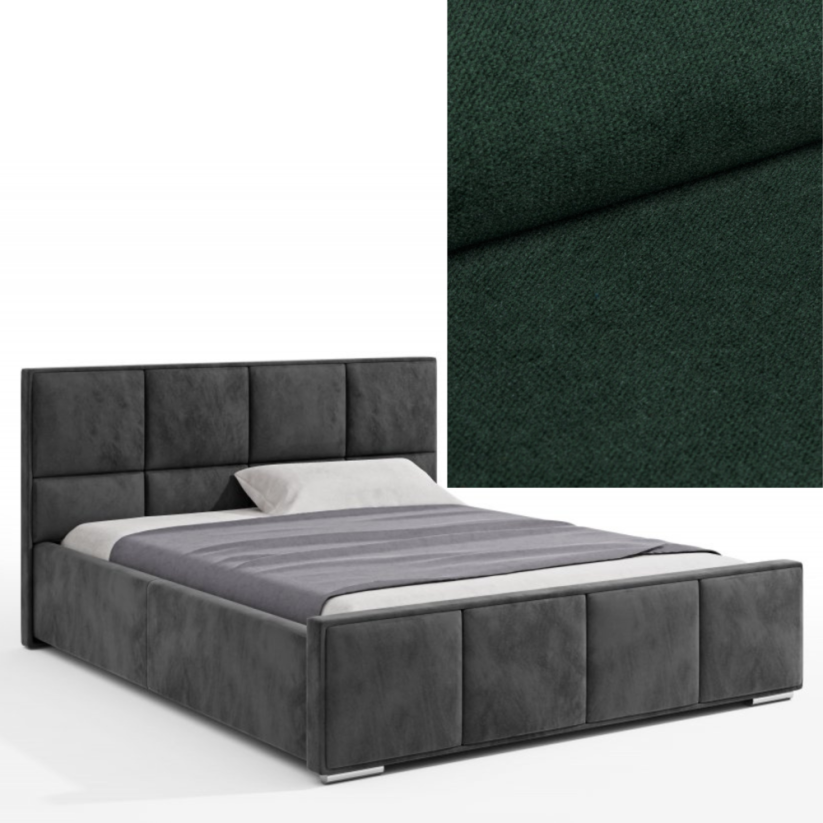 Čalouněná postel BELLA 120x200 výběr z barev - Výběr potahové látky (MD): KRONOS_14