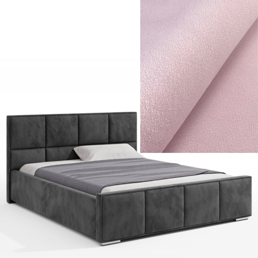 Čalúnená posteľ BELLA 120x200 výber z farieb - Výber poťahovej látky (MD): MANILA_09