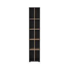 Knihovna Sigal 587 šedá/jackson hickory
