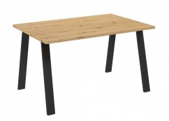 Jedálenský stôl KOLINA čierna/artisan 138x90