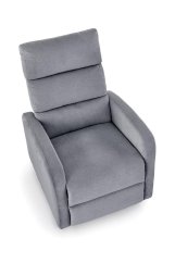 Relaxačné kreslo CARINIO sivé