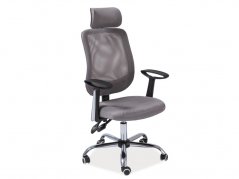 Kancelářská židle Q-118 šedá