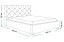 Čalouněná postel BED 17 JASMÍNE  160 X 200 výběz barev