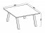 Jedálenský stôl KOLINA čierna/lancelot 138x90