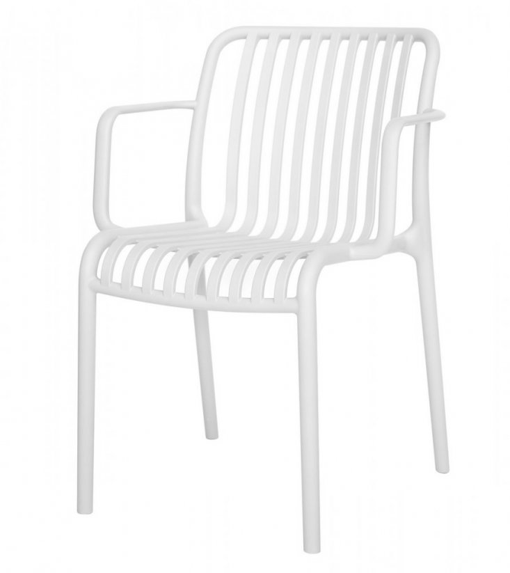 Židle plastová GARDIN bílá