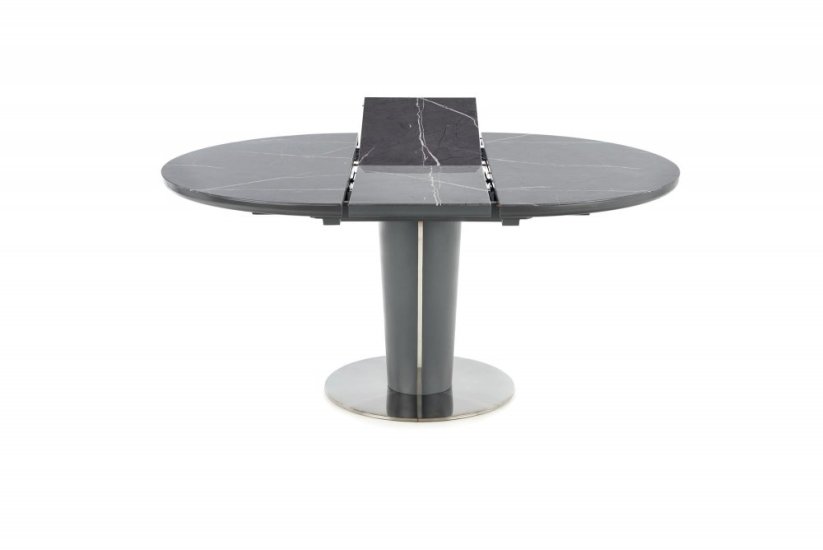 Rozkládací jídelní stůl RICARDO 120(160)x120 šedý
