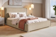 Čalouněná postel BED 8 140x200 béžová