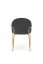 Jedálenská stolička / kreslo K500 béžová/čierna