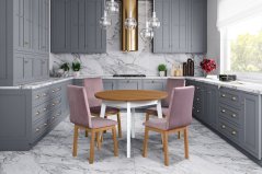 Rozkladací jedálenský stôl OSLO 4 výber z farieb 100(130)100