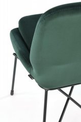 Jedálenská stolička K454 tmavo zelená