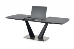 Rozkladací jedálenský stôl FANGOR 160(220)x90 tmavo sivý