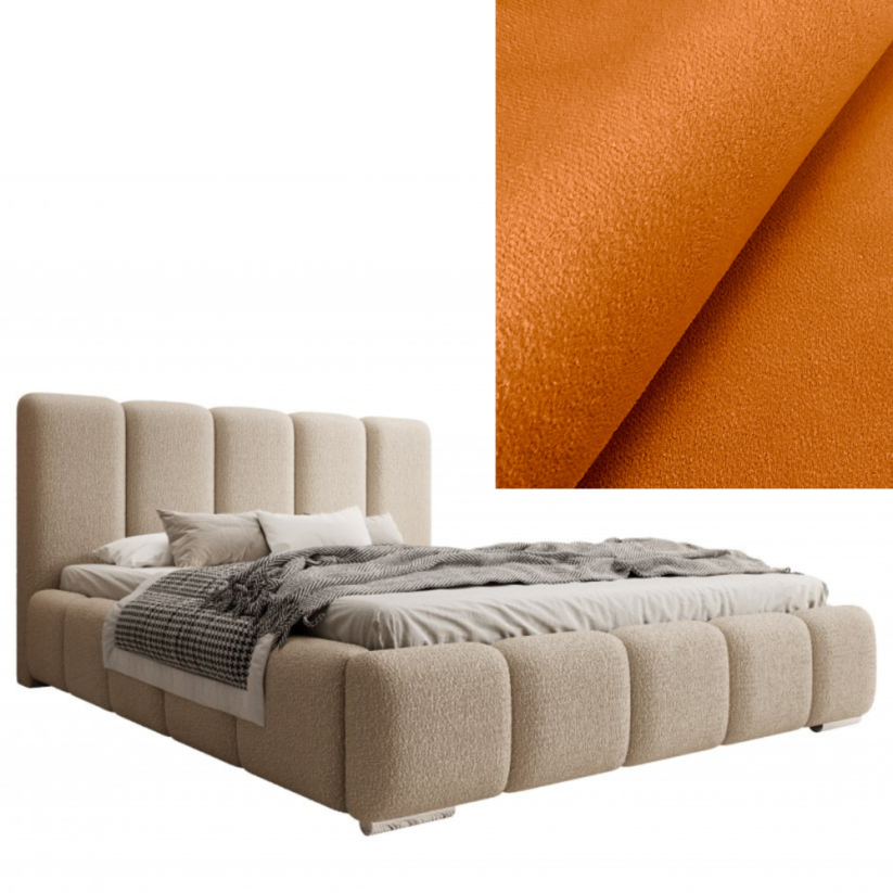 Čalouněná postel BASIC 120X200 výběr z barev - Výběr potahové látky (MD): MANILA_31