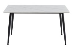 Jídelní stůl CERAMON 120x80 bílý - výprodej skladu
