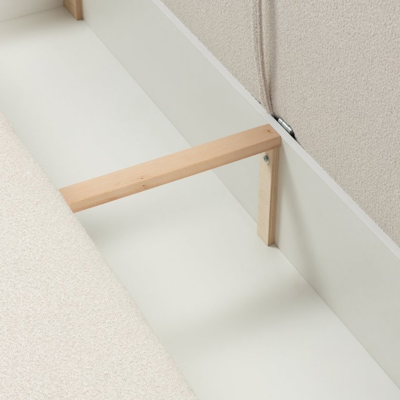 Rozkládací pohovka OLIVIA světle béžová