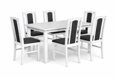 Jedálenský set 6 + 1 Wenus 2 P + Bos 7 biela / 24B