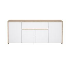 Komoda Nerea 316 jackson hickory/bílý lesk