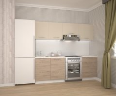 Kuchynská linka KATIA 220 béžová/san maríno