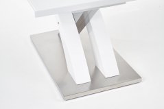 Rozkladací jedálenský stôl SANDOR 2 160(220)x90 biely
