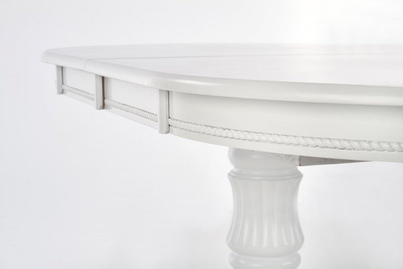 Rozkladací jedálenský stôl JOSEPH 150(190)x90 biely