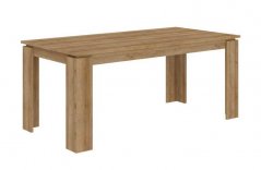 Rozkladací jedálenský stôl MORGA dub riviéra 180(220)x90x76