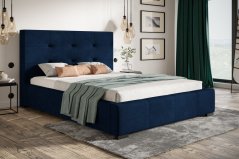 Čalouněná postel BED 5 140x200 modrá