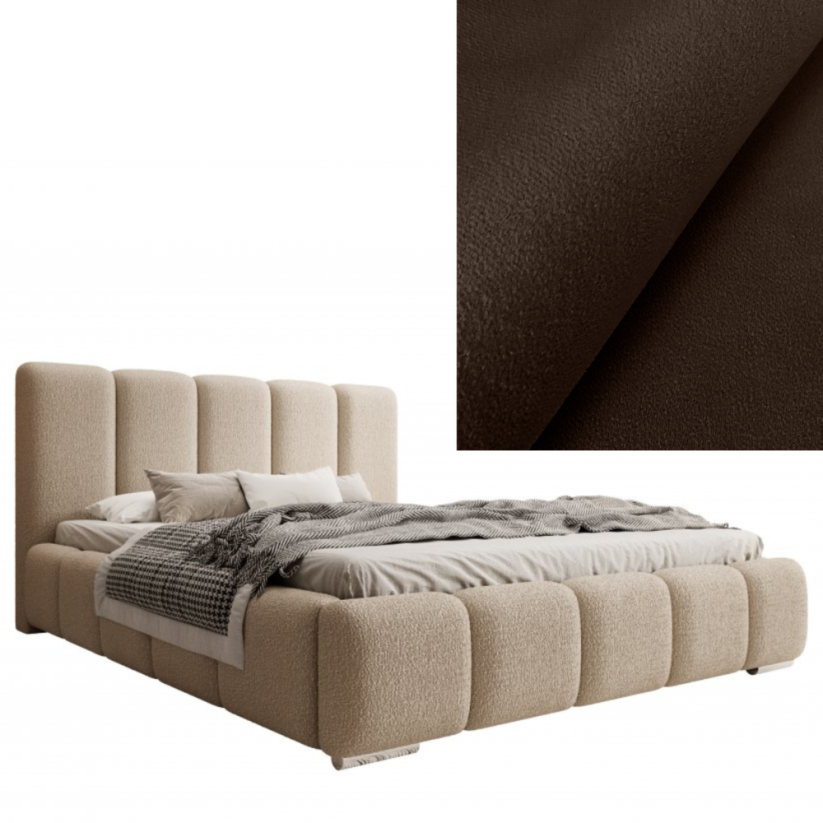 Čalouněná postel BASIC 180X200 výběr z barev - Výběr potahové látky (MD): MANILA_04