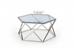 Konferenční stolek CRISTINA stříbrný