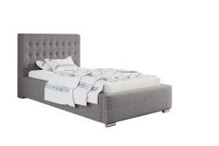 Čalouněná postel BED 2 90x200 šedá