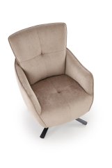 Otočné kreslo SCAMPI cappuccino