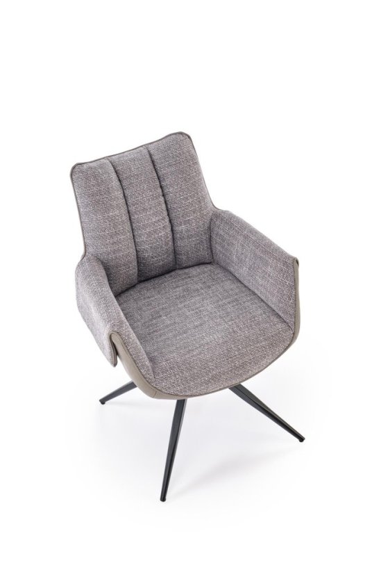 Jedálenské kreslo / stolička K579 sivá